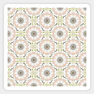 Simple Medallion Pattern Sticker